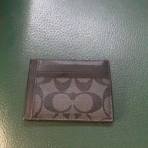 Coach credit card holder